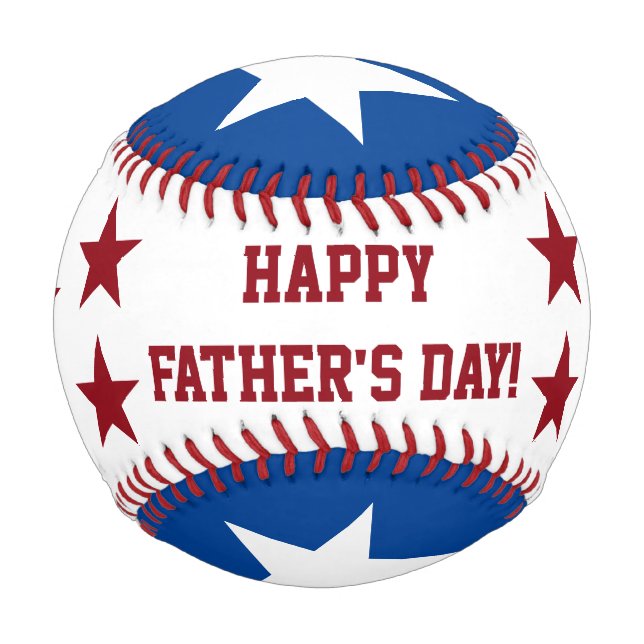 Rot-Blau-Vatertagssäule Baseball (Vorderseite)
