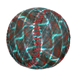 Rot blaue Flecken, Kratzer, Gitter oder Backstein Baseball