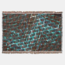 Rot blaue Flecken, Kratzer, Gitter oder Backstein Decke