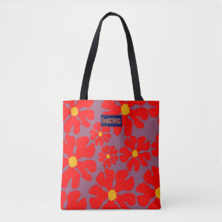 Rot-Blüten-moderner Designer-Taschen-Kauf online Tasche