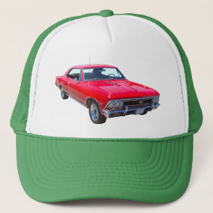 Rot Chevy 1966 Chevelle SS 396 Truckerkappe