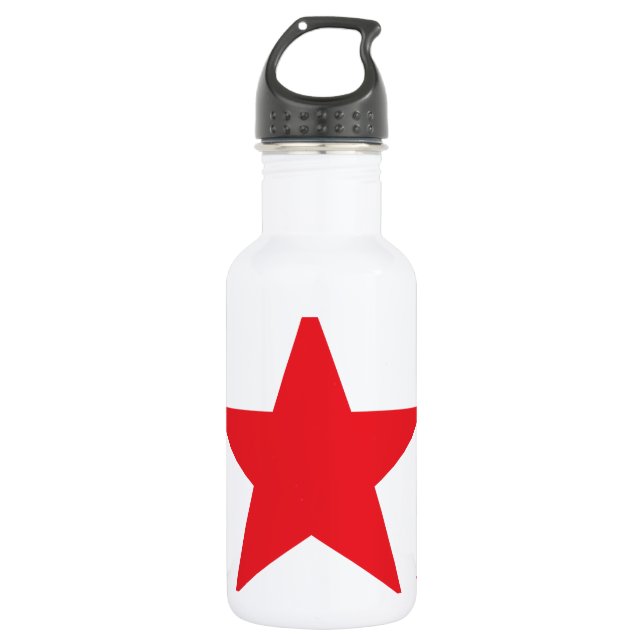 Rot des Stern-2 Trinkflasche (Vorderseite)