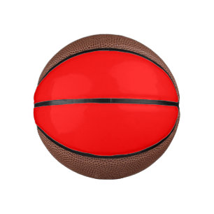 Rot einfarbig Klassisch Elegant Trendig Mini Basketball