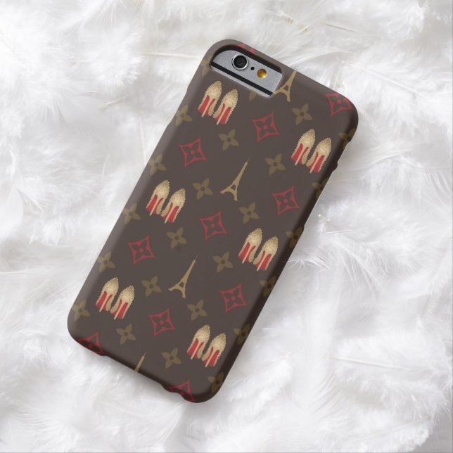 Rot erreicht Stilettschuh-Heels lv-Monogramm einen Case-Mate iPhone Hülle (Beispiel)