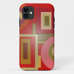 Rot formt Popkunst Case-Mate iPhone Hülle