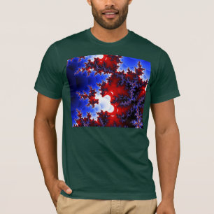 Rot gegen blaue T - Shirts