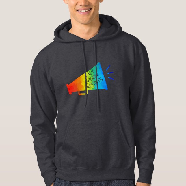Rot gegen Rechts Nr. 01 Hoodie (Vorderseite)