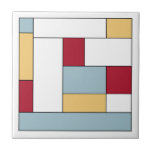 Rot-Gelb-Blau-Mittelfarbblock Fliese<br><div class="desc">Diese fabelhafte moderne Keramik-Kachel aus der Mitte des Jahrhunderts weist rechteckige,  hellblaue,  gelbe,  rote,  weiße und schwarze Farbblöcke auf. Fügen Sie Ihrem Tiling-Projekt einen Pop Spaß hinzu!</div>