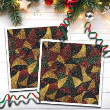 Rot-Gelb-grüne Wellen des festlichen Glitzer