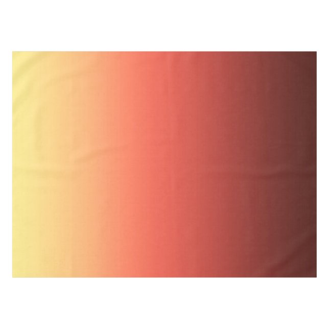 Rot gelb Ombre . Tischdecke (Vorderseite (Horizontal))