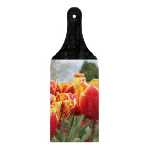 Rot/Gelb-Tulpen Schneidebrett