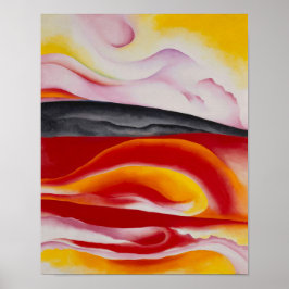 Rot, Gelb und Schwarz | Georgia O'Keeffe | Poster