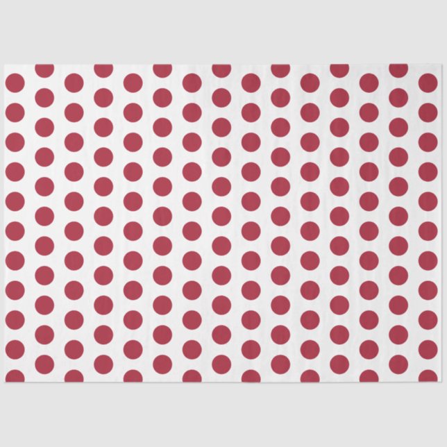 Rot gepunktet seidenpapier (Vorderseite)
