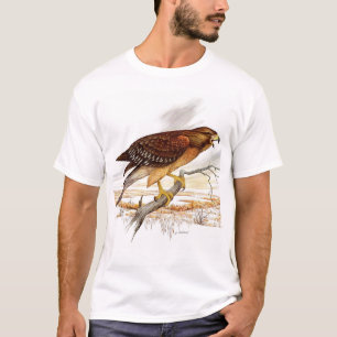 Rot-Geschulterter Falke, Erwachsener T-Shirt