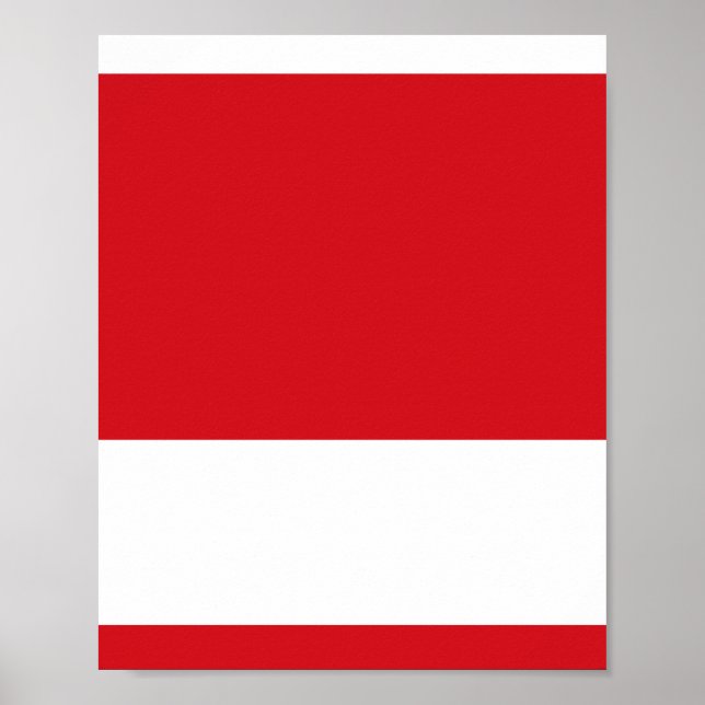 Rot gestreift poster (Vorne)
