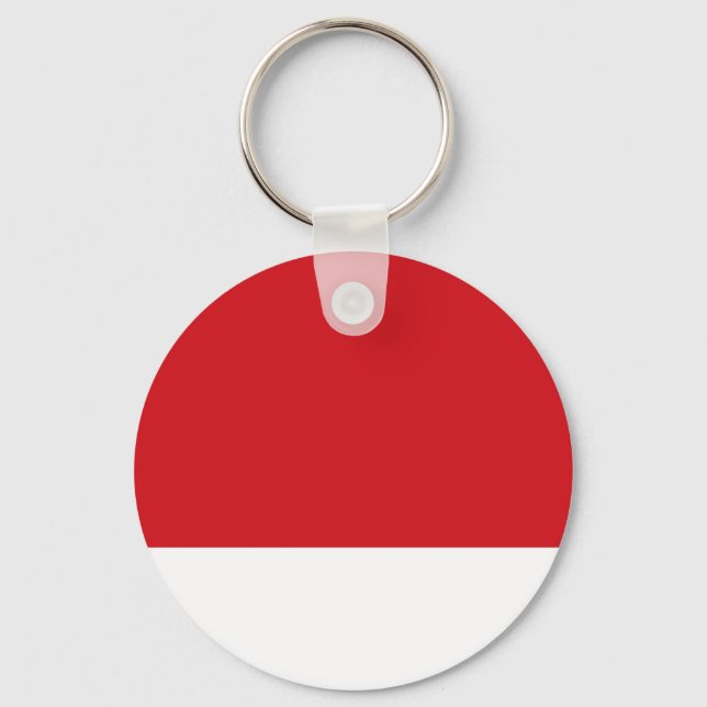 Rot gestreift schlüsselanhänger (Vorderseite)