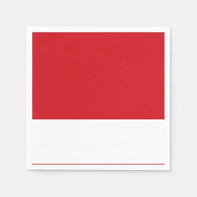 Rot gestreift serviette (Vorderseite)
