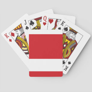 Rot gestreift spielkarten