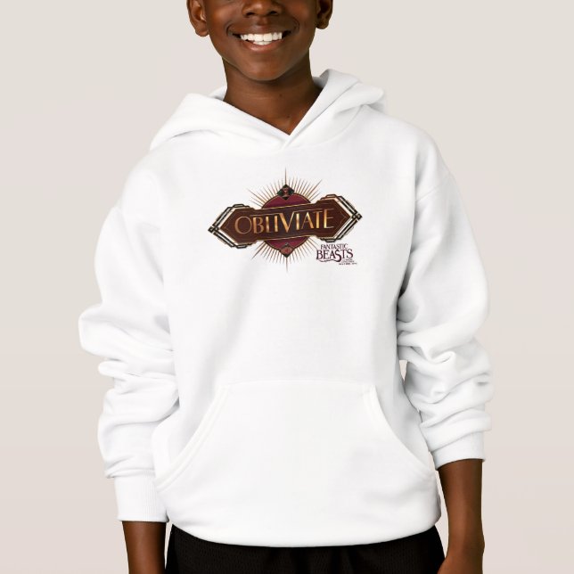 Rot & Gold Art Deco Verdecke Zauber Grafik Hoodie (Vorderseite)
