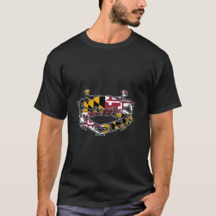 Rot-Gold-Fußballhelm-Kunst-T-Shirt T-Shirt