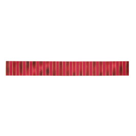 Rot/Gold gestreift Satinband