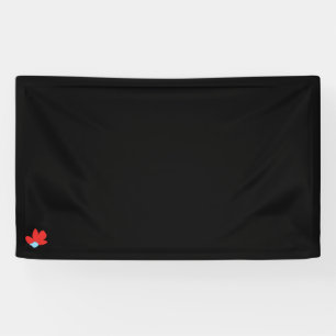 Rot, grau, blau - Clip Art Vinyl Banner