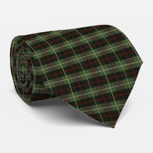 Rot Grün Schwarz Karo Tartan Herren Krawatte