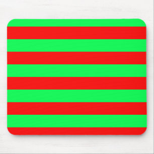 Rot Grün Streifen Design Mousepad