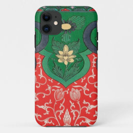Rot, Grün und Gold Mystic Lotus Asiatisch Abstrakt Case-Mate iPhone Hülle