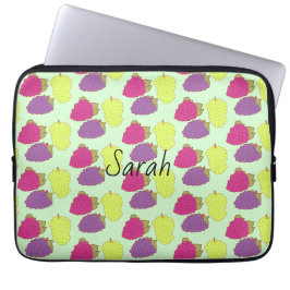 Rot, Grün und Lila Laptopschutzhülle