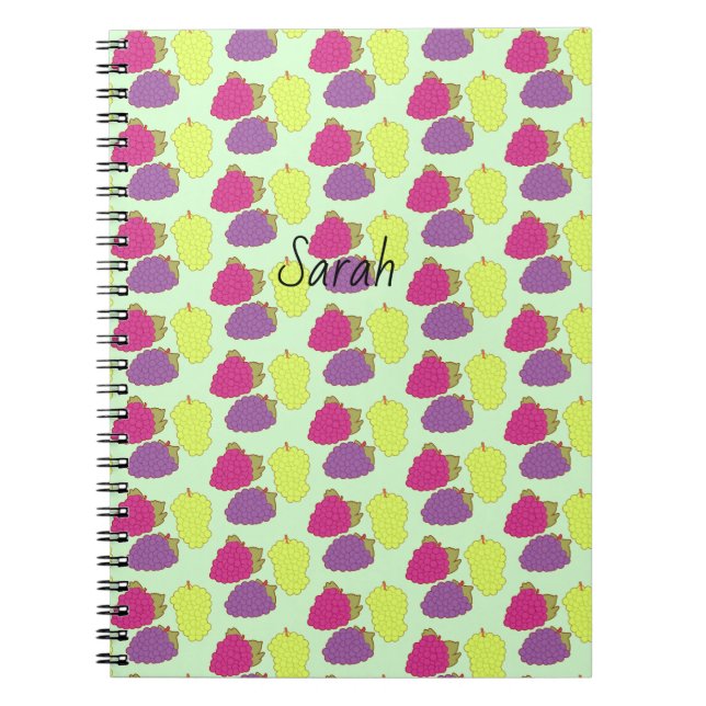 Rot, Grün und Lila Notizblock (Vorderseite)