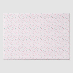Rot, Grün und Rosa Polka Docht Weihnachtsmuster Seidenpapier