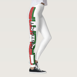 ROT/GRÜNE - LEGGINGS
