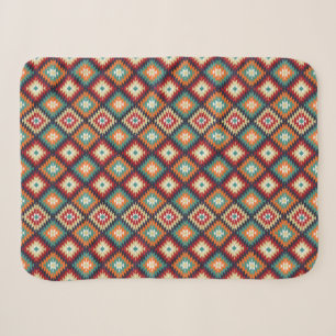Rot-grüner Orange-Gelb Schwarz-weißer Orientalisch Sherpadecke