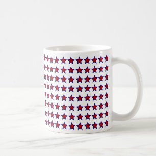 Rot hat blaue Anschlag-Tasse w in der Hauptrolle Kaffeetasse