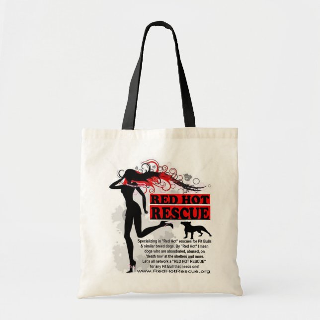 Rot - heiße Rettungs-Taschen-Tasche Tragetasche (Vorne)