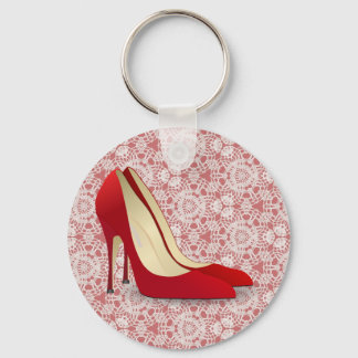 Rot-High-Heels Schlüsselanhänger