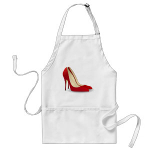 Rot-High-Heels Schürze
