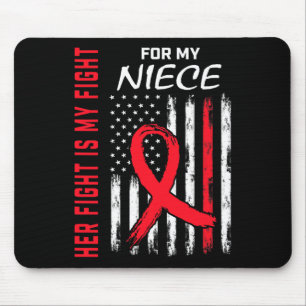 Rot ihr Kampf Nichte Herzkrankheiten Aufklärung Us Mousepad