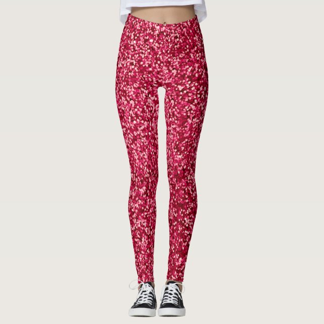 Rot im Feuer Leggings (Vorderseite)