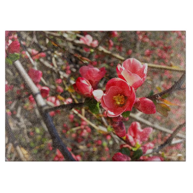 rot im Frühling Schneidebrett (Vorderseite)