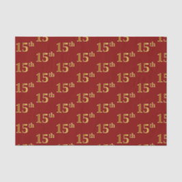 Rot, Imitate Gold 15. (Fünfzehnte) Tissue Paper Seidenpapier