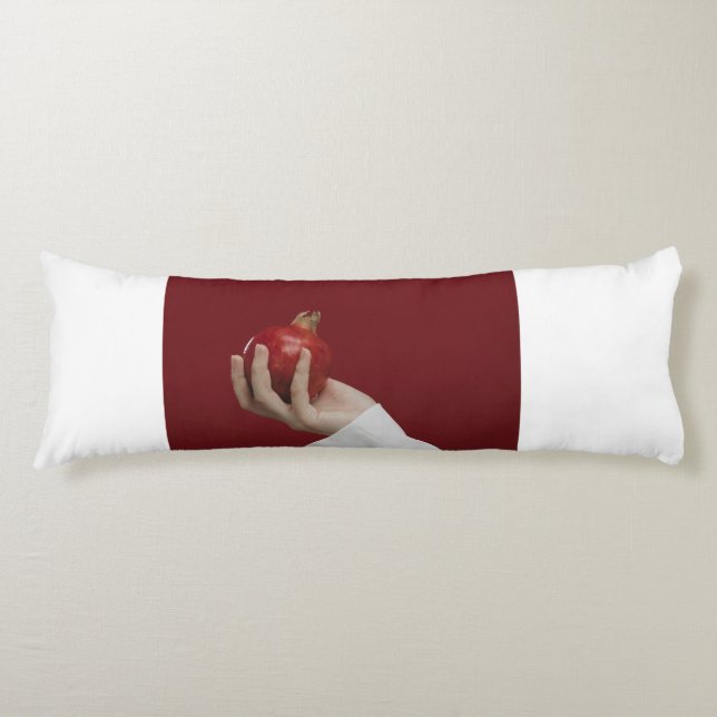 Rot ist ein Symbol für Liebe Seitenschläferkissen (Vorderseite)