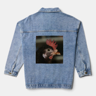 Rot Jeansjacke