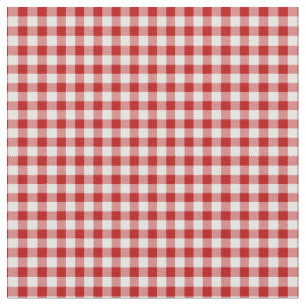 Rot Kariert, Rot Gingham Stoff