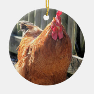 Rot Keramik Ornament