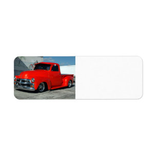 Rot kundengebundener Lieferwagen-LKW