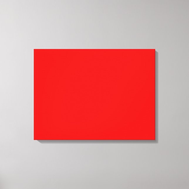 Rot Leinwanddruck (Vorderseite)