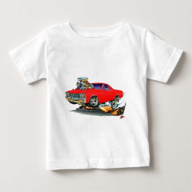 Rot-LKW 1968-69 EL Camino Baby T-shirt (Vorderseite)