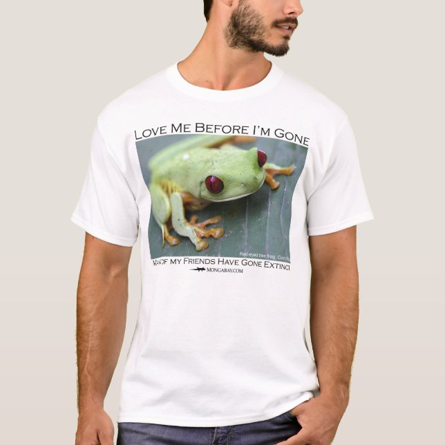 Rot-mit Augen Baumfrosch-Shirt T-Shirt (Vorderseite)